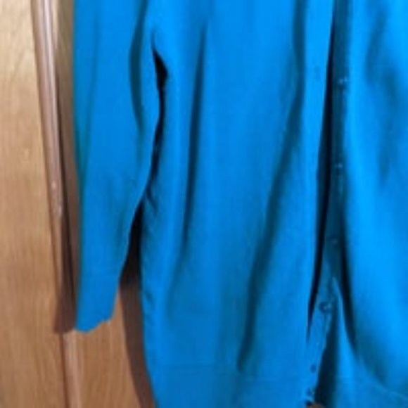 Merona Green Cardigan Sweater - Large - Picture 5 of 5